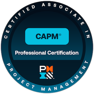 Certified Associate in Project Management (CAPM) badge
